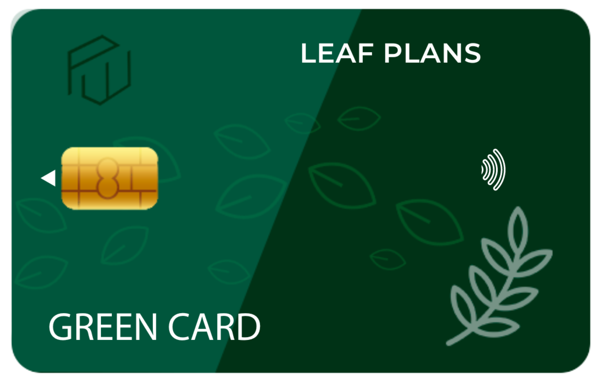 Green Leaf Card-1