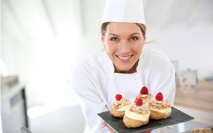 Smiling Pastry Chef