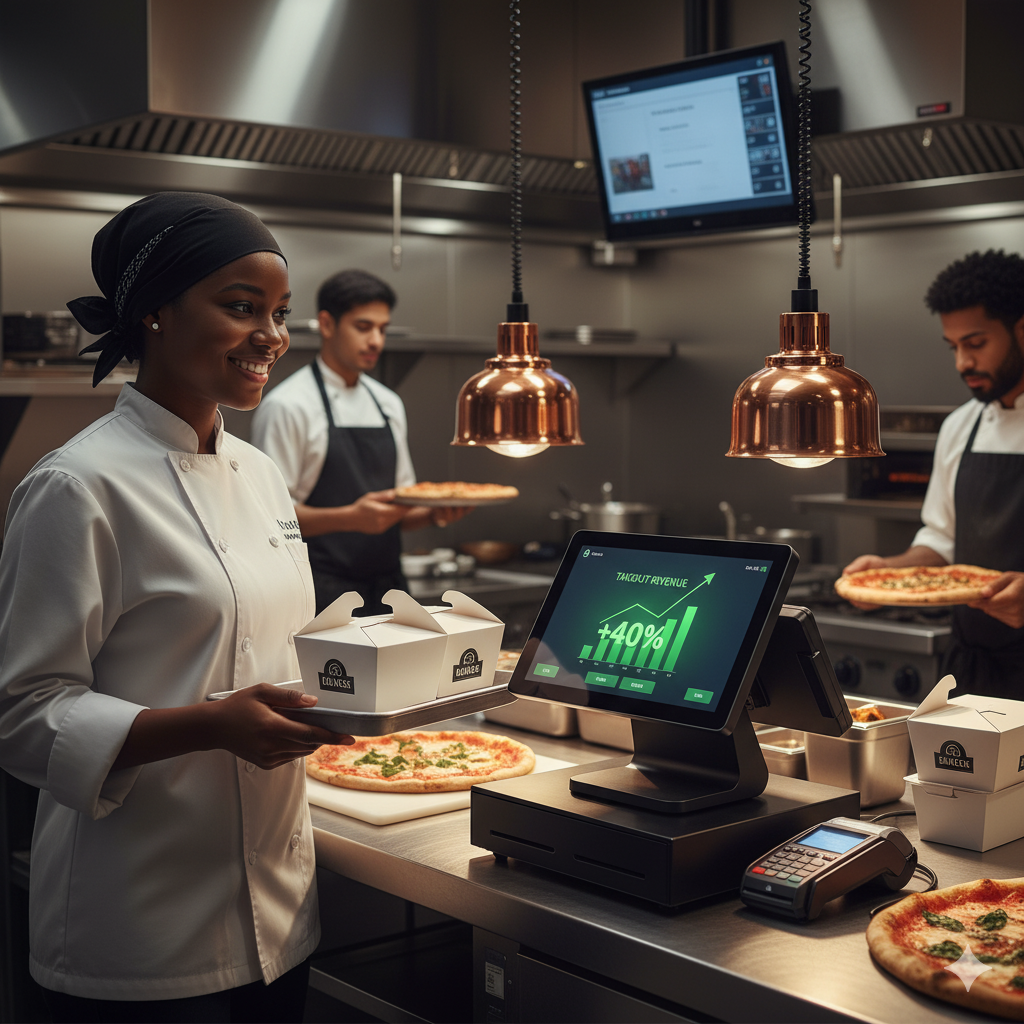 The 40% Takeout Surge: How One Local Restaurant Mastered Off-Premise Revenue with a Modern POS System